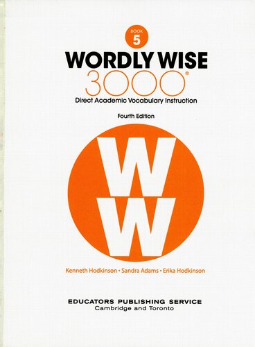 ﻿Wordly Wise، کتاب 5: 3000 آموزش مستقیم واژگان آکادمیک