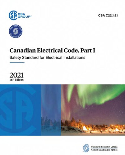 ﻿Canadian Electrical Code Part I 2021 25th edition CSA C22.1:21