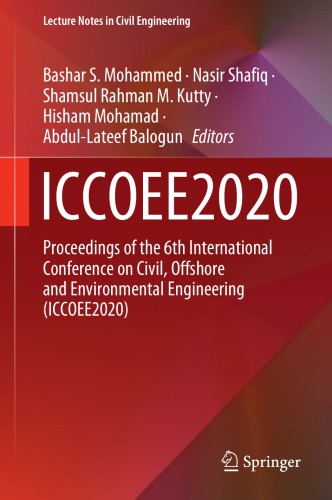 ﻿مجموعه مقالات ششمین کنفرانس بین المللی مهندسی عمران، فراساحل و محیط زیست (ICCOEE2020)
