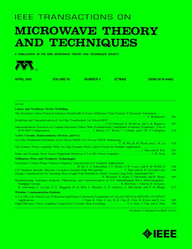 ﻿IEEE MTT-V055-I04 (2007-04)