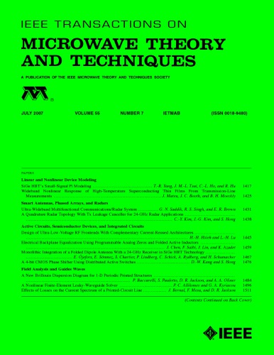 ﻿IEEE MTT-V055-I07 (2007-07)