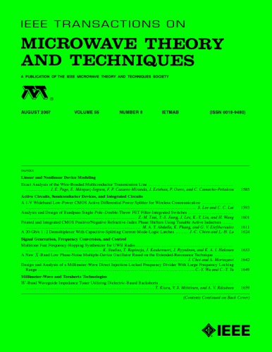 ﻿IEEE MTT-V055-I08 (2007-08)