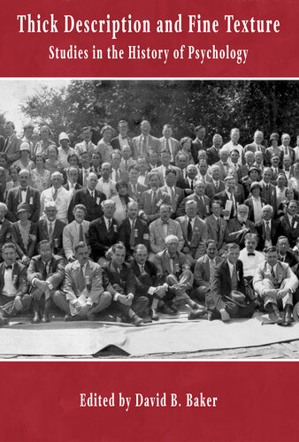 ﻿توصیف ضخیم و بافت ظریف: مطالعات تاریخ روانشناسی