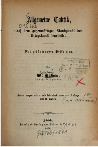 ﻿تاکتیک های عمومی، ویرایش شده با توجه به دیدگاه فعلی هنر جنگ؛ با مثال های توضیحی