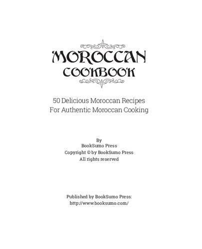 ﻿کتاب آشپزی مراکشی: 50 دستور غذای خوشمزه مراکشی برای آشپزی اصیل مراکشی