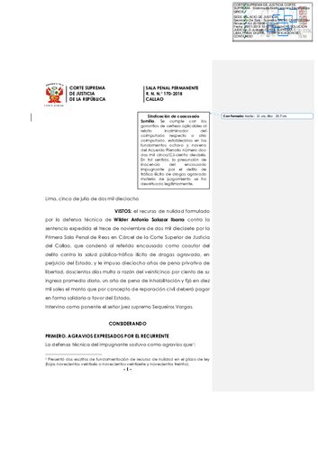 ﻿تجدیدنظر ابطال 170-2018 CALLAO