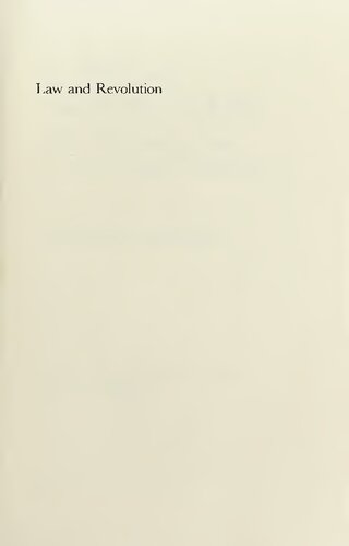 ﻿قانون و انقلاب: شکل گیری سنت حقوقی غرب