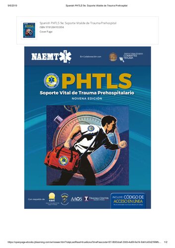 ﻿PHTLS 9e: پشتیبانی از زندگی ترومای پیش بیمارستانی