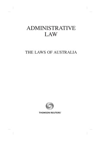 ﻿حقوق اداری: قوانین استرالیا
