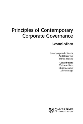 ﻿اصول حاکمیت شرکتی معاصر