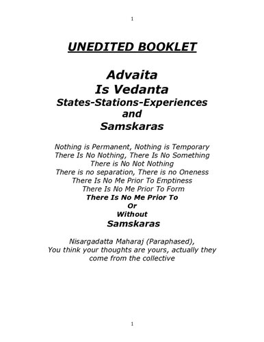 ﻿آدوایتا ودانتا است