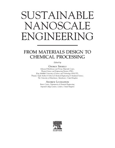 ﻿مهندسی نانومقیاس پایدار: از طراحی مواد تا پردازش شیمیایی