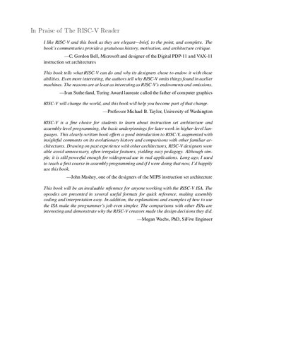 ﻿خواننده RISC-V: یک اطلس معماری باز