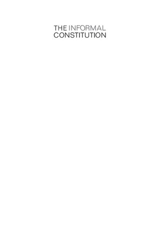 ﻿قانون اساسی غیررسمی: معیارهای نانوشته در انتخاب قضات برای دادگاه عالی هند