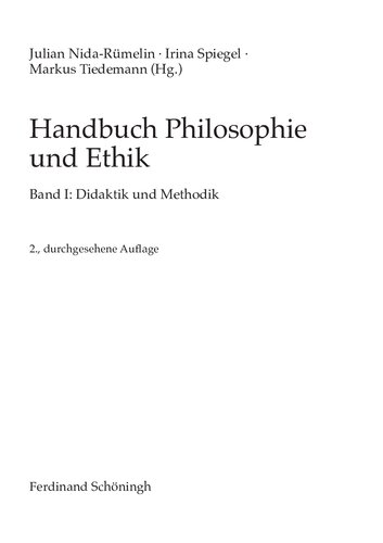 ﻿کتاب فلسفه و اخلاق جلد اول: تعلیمات و روش شناسی