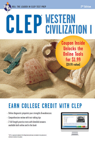 ﻿CLEP Western Civilization I با آزمون های آنلاین تمرین (آمادگی آزمون CLEP)