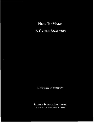 ﻿How To Make a Cycle Analysis - دوره مکاتبه ای برای بنیاد مطالعه چرخه ها