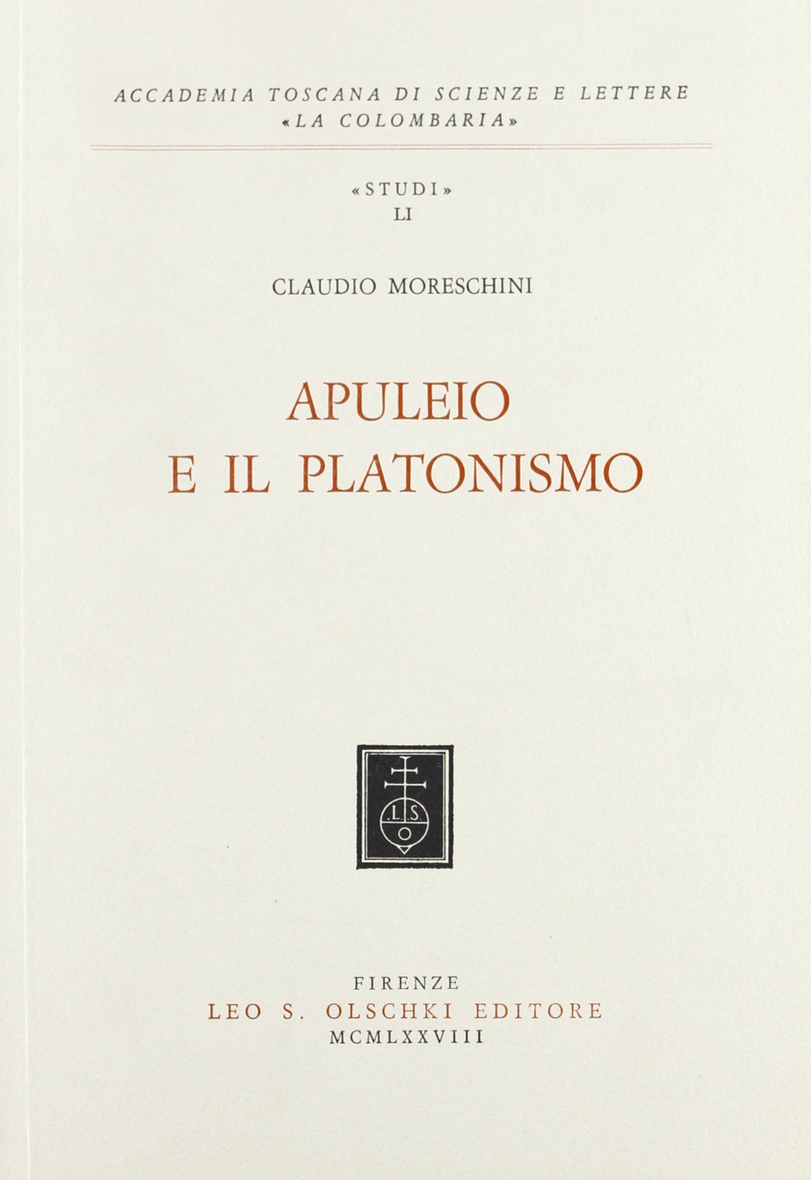 ﻿آپولیوس و افلاطونیسم