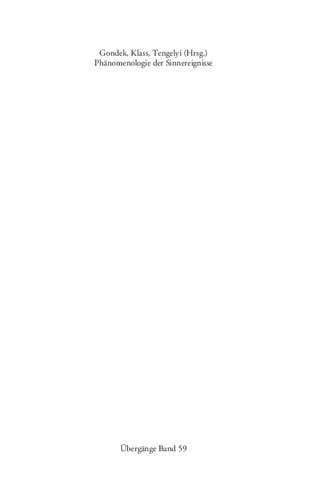 ﻿پدیدارشناسی رویدادهای حسی