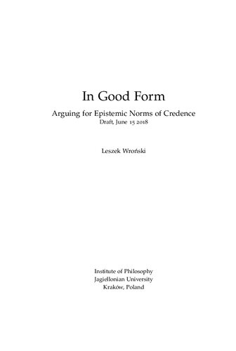 ﻿در شکل خوب: استدلال برای هنجارهای معرفتی اعتبار