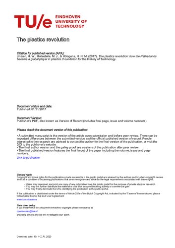 ﻿انقلاب پلاستیک: چگونه هلند به یک بازیگر جهانی در پلاستیک تبدیل شد