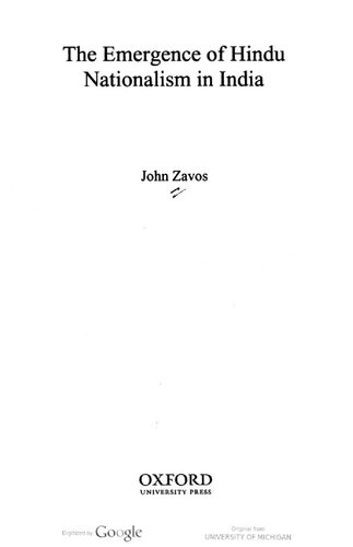 ﻿ظهور ناسیونالیسم هندو در هند