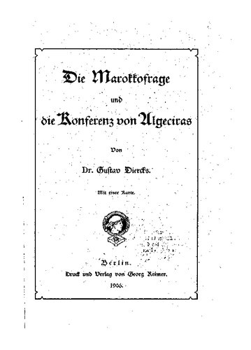 ﻿مسئله مراکش و کنفرانس الخسیراس