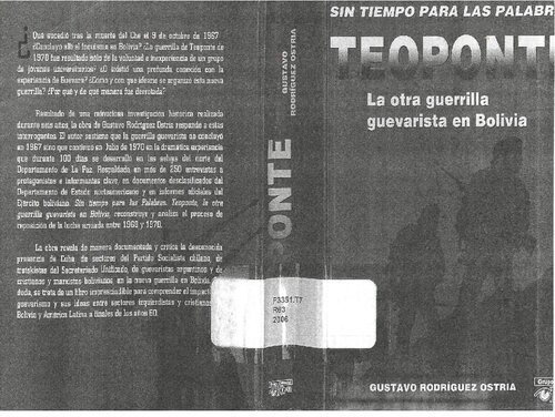 ﻿زمانی برای کلمات نیست تئوپونته. چریک دیگر گواریست در بولیوی