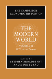 ﻿تاریخ اقتصادی کمبریج دنیای مدرن، جلد 2: 1870 تا کنون