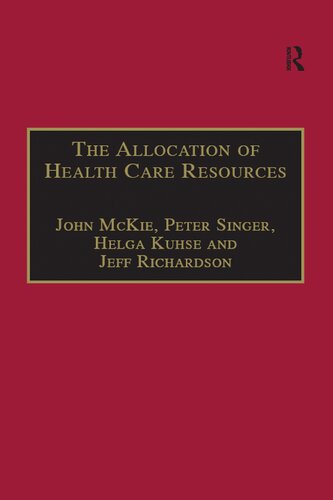 ﻿تخصیص منابع مراقبت های بهداشتی