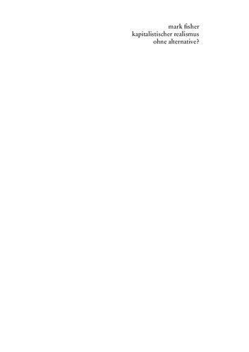 ﻿رئالیسم سرمایه داری بدون آلترناتیو؟ یک جزوه