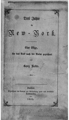 ﻿سه سال در نیویورک. طرحی برای مردم برگرفته از طبیعت