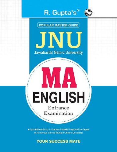 ﻿JNU: راهنمای آزمون ورودی MA—ENGLISH