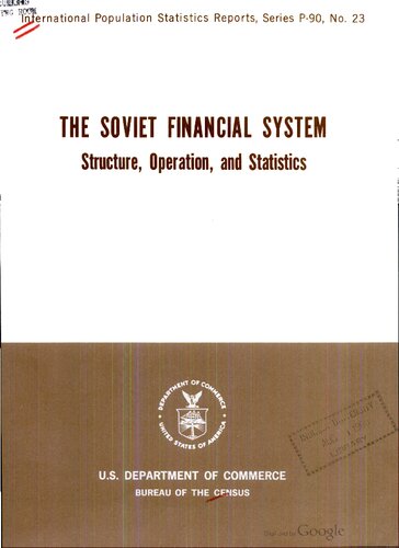 ﻿سیستم مالی شوروی: ساختار، عملیات و آمار