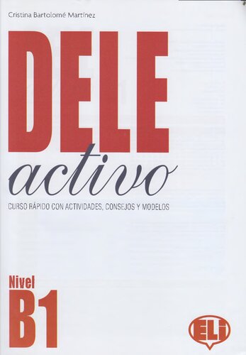 ﻿DELE فعال: کتاب B1