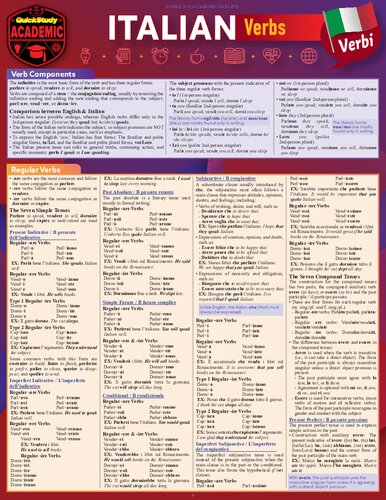 ﻿افعال ایتالیایی: راهنمای مرجع چند لایه برای مطالعه سریع