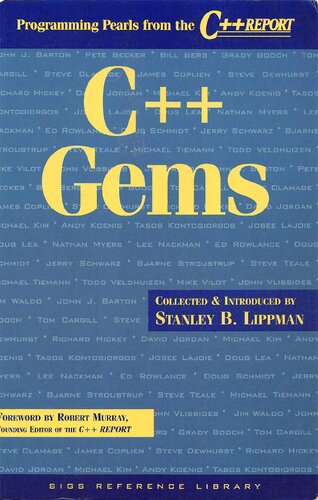 ﻿C++ Gems: Programming Pearls from the C++ Report