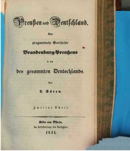 ﻿پروس و آلمان. تاریخ عملگرایانه براندنبورگ-پروس و کل آلمان
