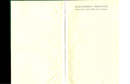 ﻿Enchiridion trinitatis: متون اساسی در مورد خدای مسیحیان
