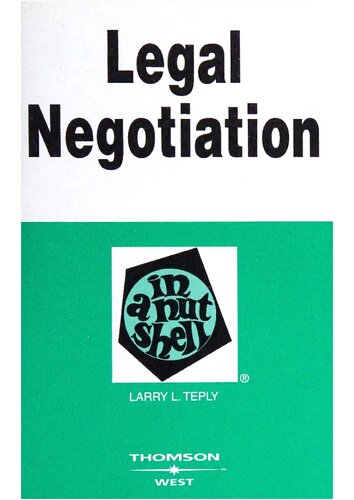 ﻿مذاکره حقوقی به طور خلاصه