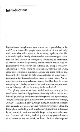 ﻿بحران آب و هوا، روانکاوی و اخلاق رادیکال