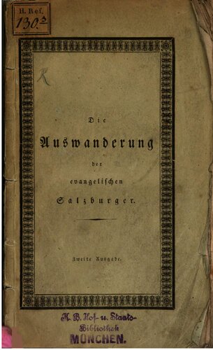 ﻿تاریخچه کوتاه مهاجرت سالزبرگرهای پروتستان
