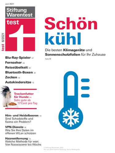 ﻿Stiftung Warentest ژوئن 2021