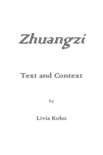 ﻿Zhuangzi: Text and Context