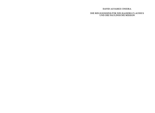 ﻿سیاست مذهبی امپراتور کلودیوس و مأموریت پولین