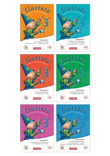 ﻿Einstern جلد 3 - جزوه های موضوعی 1-6 و درج های مقوایی در یک قفسه: مطالب وام