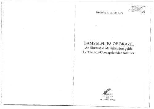 ﻿دامزلی های برزیل. راهنمای شناسایی مصور 1: خانواده های غیر کوئناگریونیدا