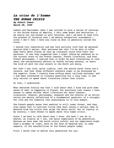 ﻿بحران انسانی