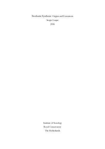 ﻿سنتز تصادفی: منشأ و پسوند