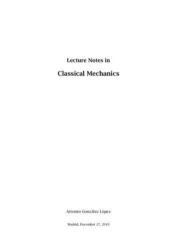 ﻿نکات سخنرانی در مکانیک کلاسیک